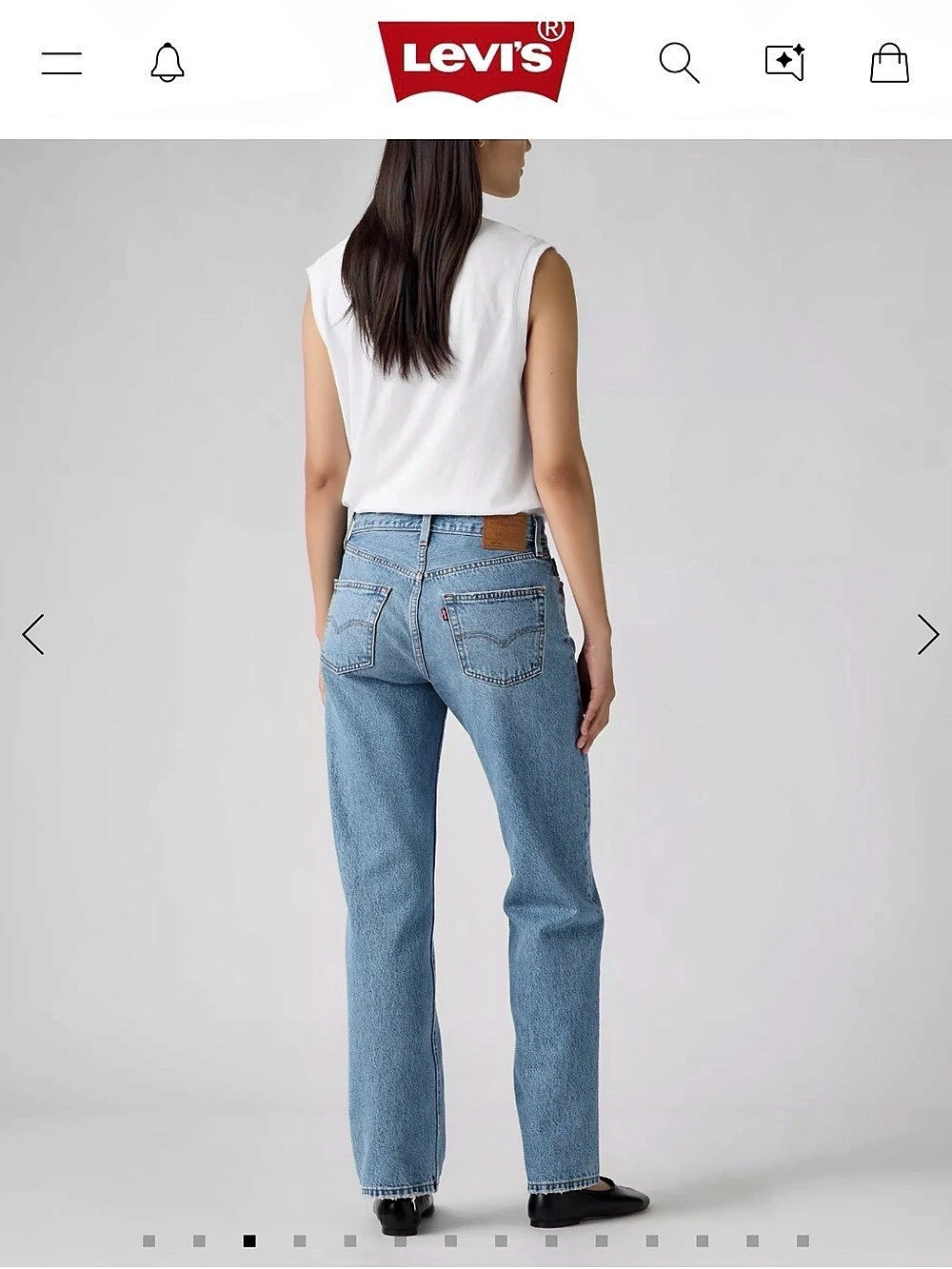 Levi's 501 90s Straight Leg Jeans Blue size 25
